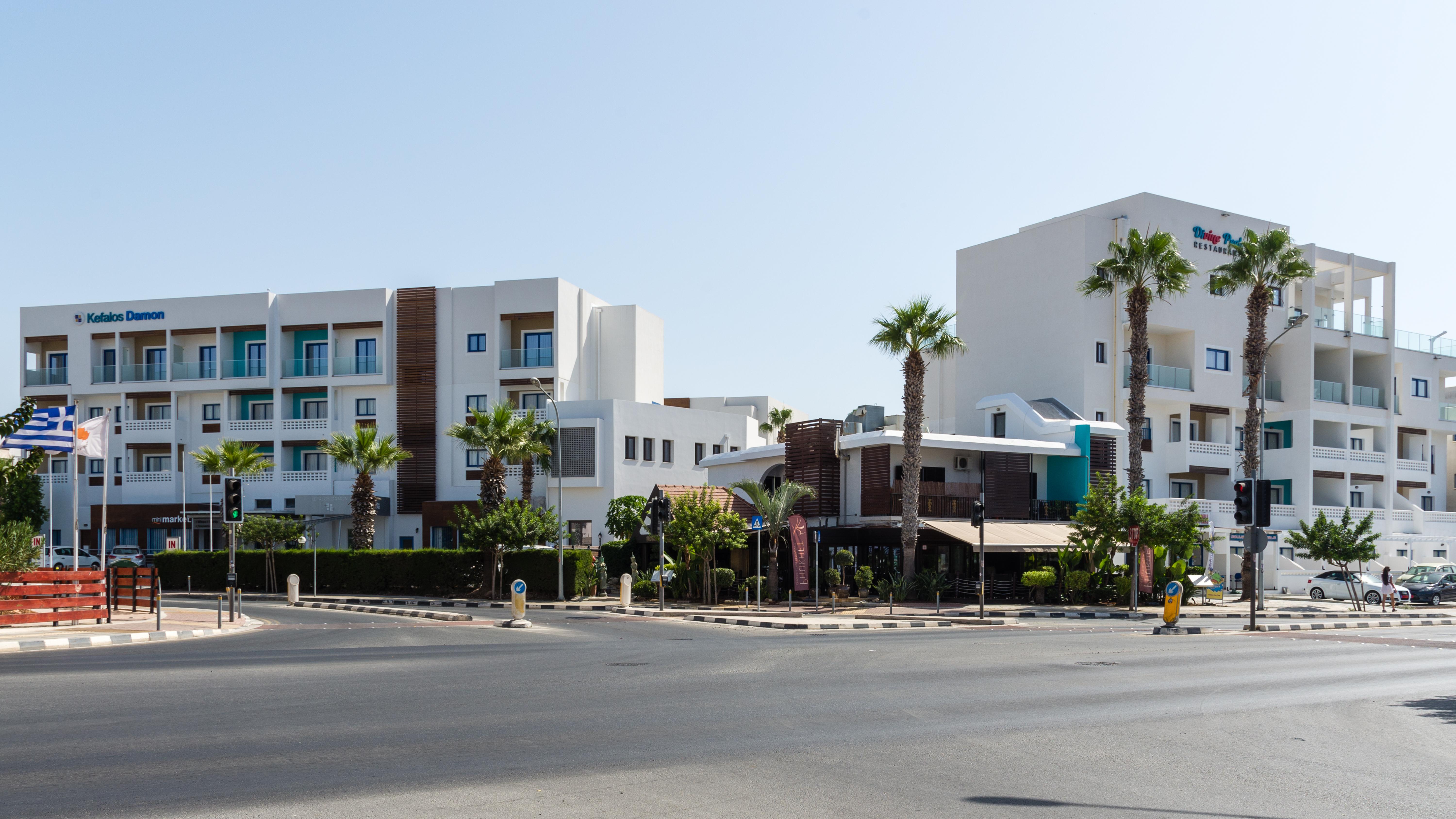 Kefalos Damon Hotel Apartments Pafos Dış mekan fotoğraf